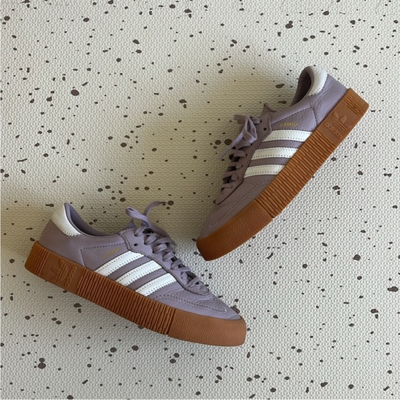 adidas Shoes - 💘 ADIDAS - SAMBAROSE ‘SOFT VISION’ PURPLE GUM SAMBA PLATFORM SNEAKER